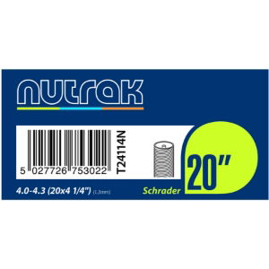 20x4 1/4 (4.00-4.30) Nutrak 35mm Schrader  Valve Inner Tube 